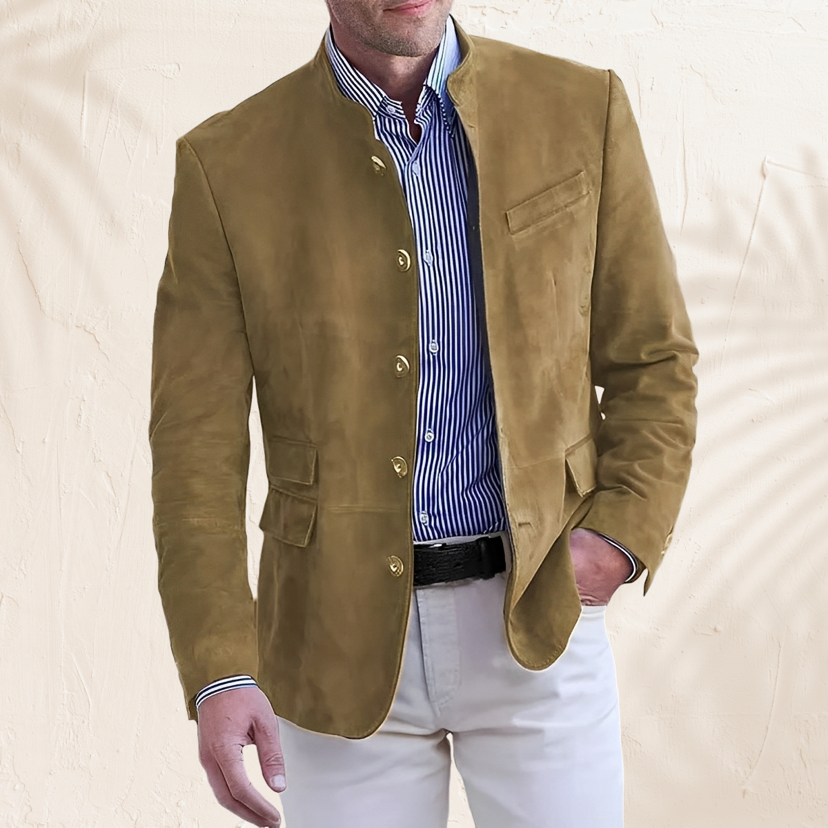 Philip – Herren-Herbstjacke mit Knöpfen