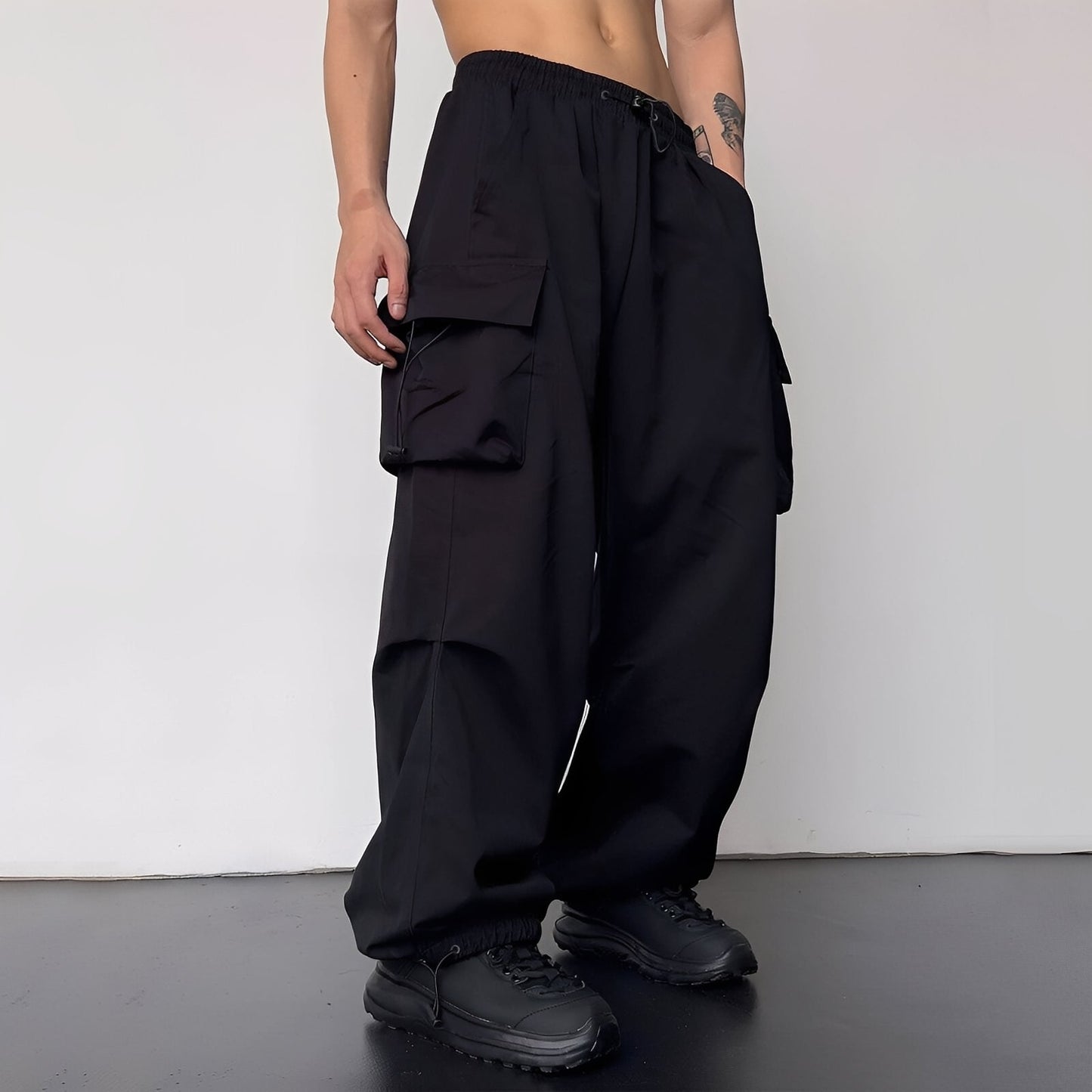 Kaleb - Trendige Baggy-Cargohose für Männer