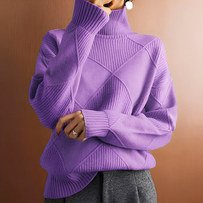 Morgan - Zeitgemäßer Damenrollkragenpullover aus Kaschmir