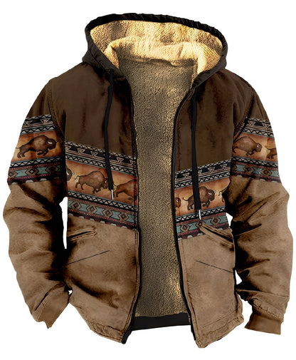 Mervin - Herren Hoodie aus auffälligem Samt