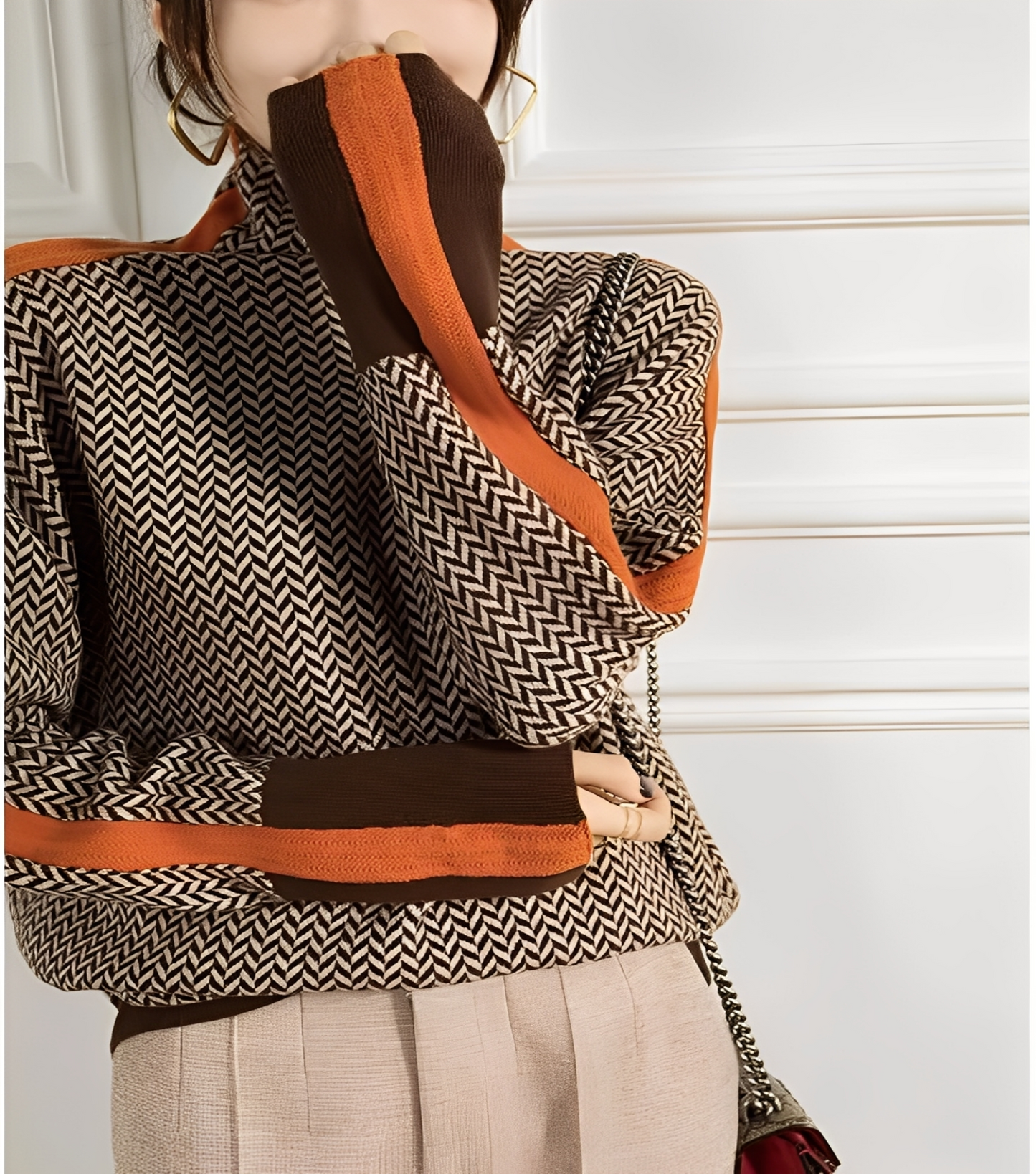 Anita - Eleganter Rollkragenpullover aus Kaschmir für Damen