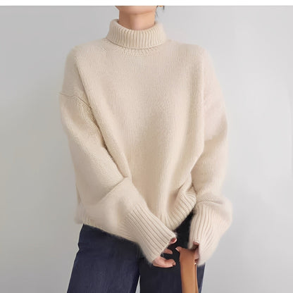 Clémentine - Eleganter Rollkragenpullover für Damen