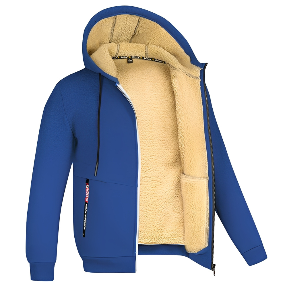 Raphael - Herren-Kapuzenjacke mit kuscheligem Fleece-Innenfutter
