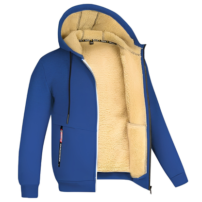 Raphael - Herren-Kapuzenjacke mit kuscheligem Fleece-Innenfutter