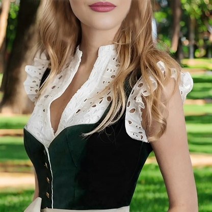 Colleen - Offene Damenbluse für das Oktoberfest