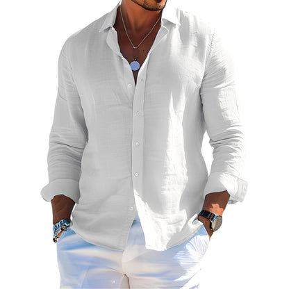 Félicien - Klassische Langarm-Polos für Herren