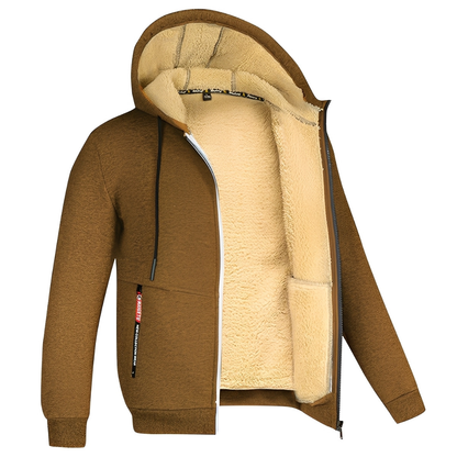 Raphael - Herren-Kapuzenjacke mit kuscheligem Fleece-Innenfutter