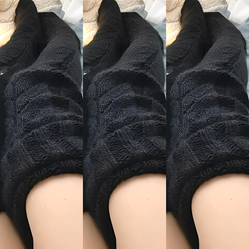 Hailee - Kuschelig warme, gestrickte Overknee-Socken für Frauen