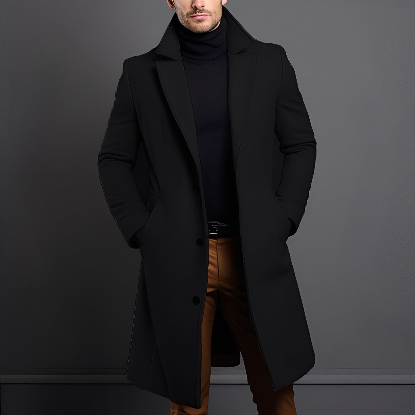 Clifton - Eleganter Woll-Trenchcoat für Herren