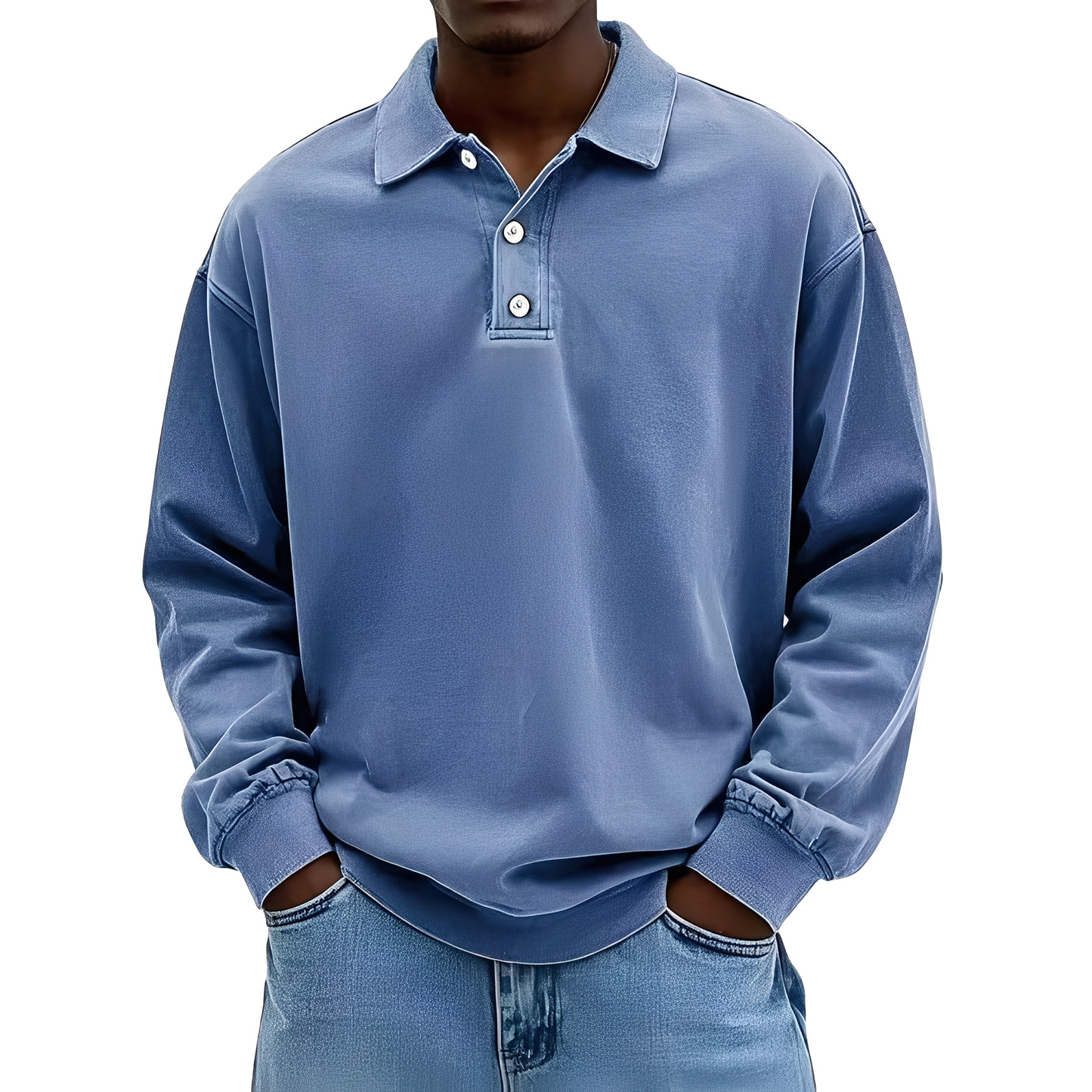 Chris - Klassisches, dickes Langarmshirt für Herren