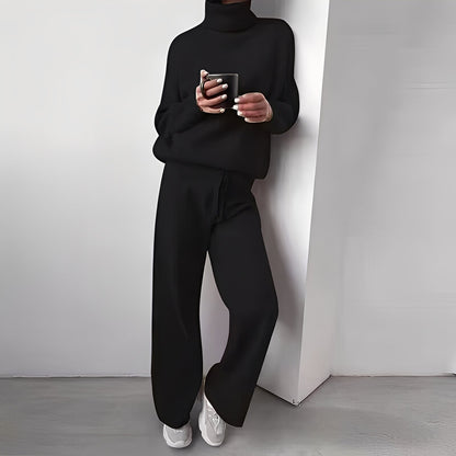 Kimberlee - Damen-Rollkragenset mit minimalistischem Design