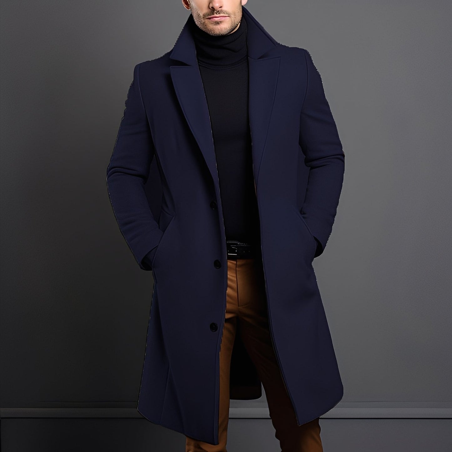 Clifton - Eleganter Woll-Trenchcoat für Herren