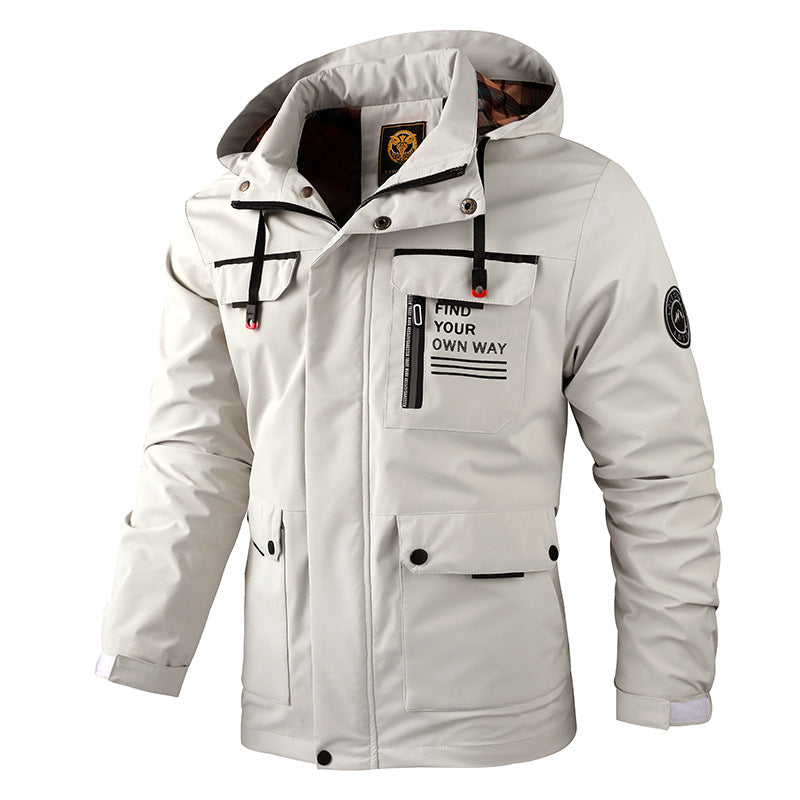 Gabriel - Herren-Winterjacke mit Kapuze, wasserdicht