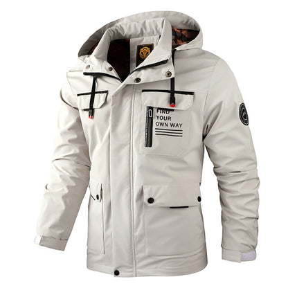 Gabriel - Herren-Winterjacke mit Kapuze, wasserdicht