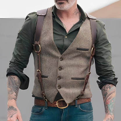 Jason - Modische Herrenweste in traditionellem Stil