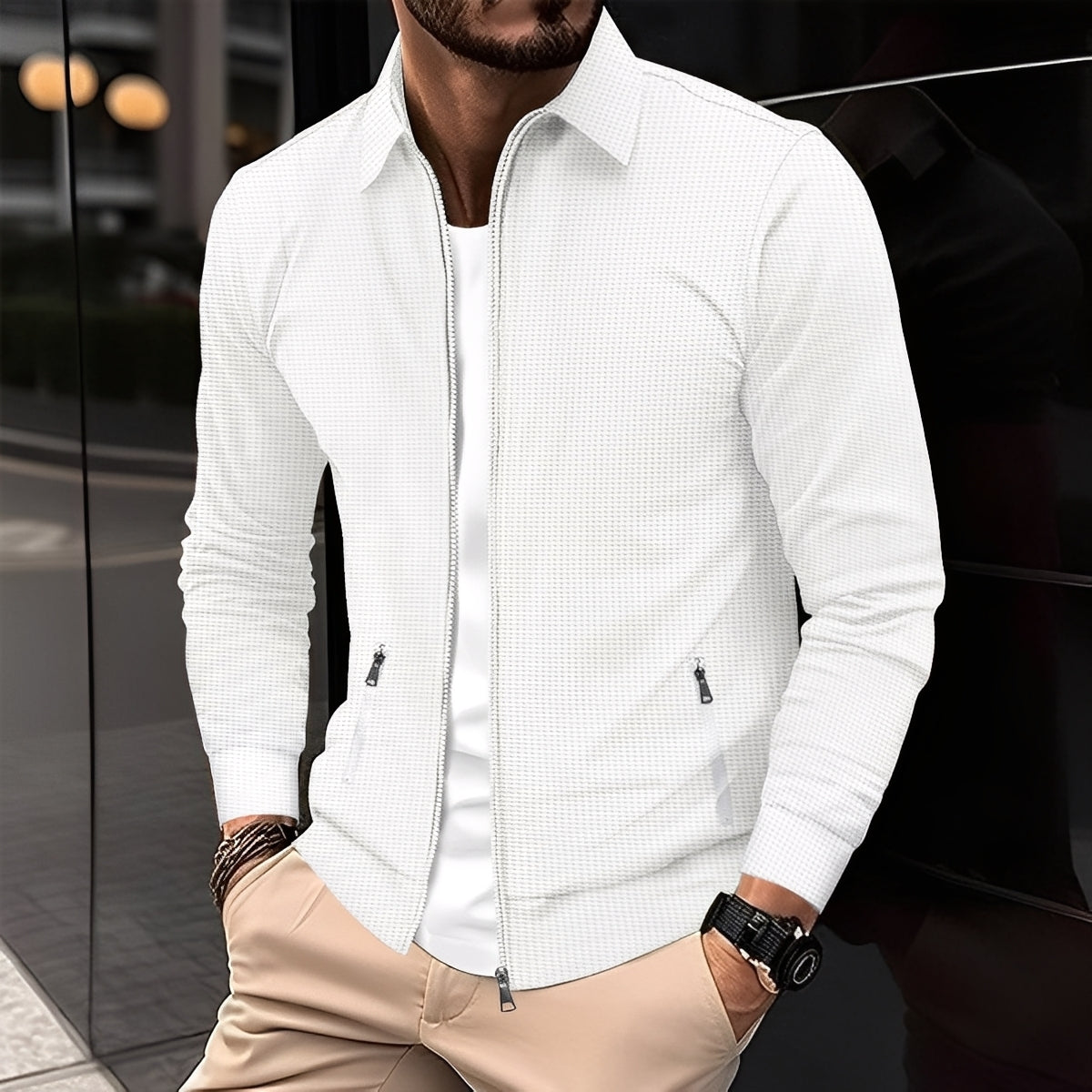 Norton - Modische Herrenjacke mit Reißverschluss für unbeständiges Wetter