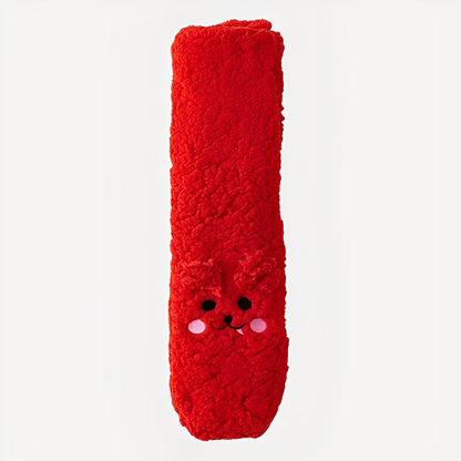 Judith - Elegante Winterbodysocken aus Samt für Damen