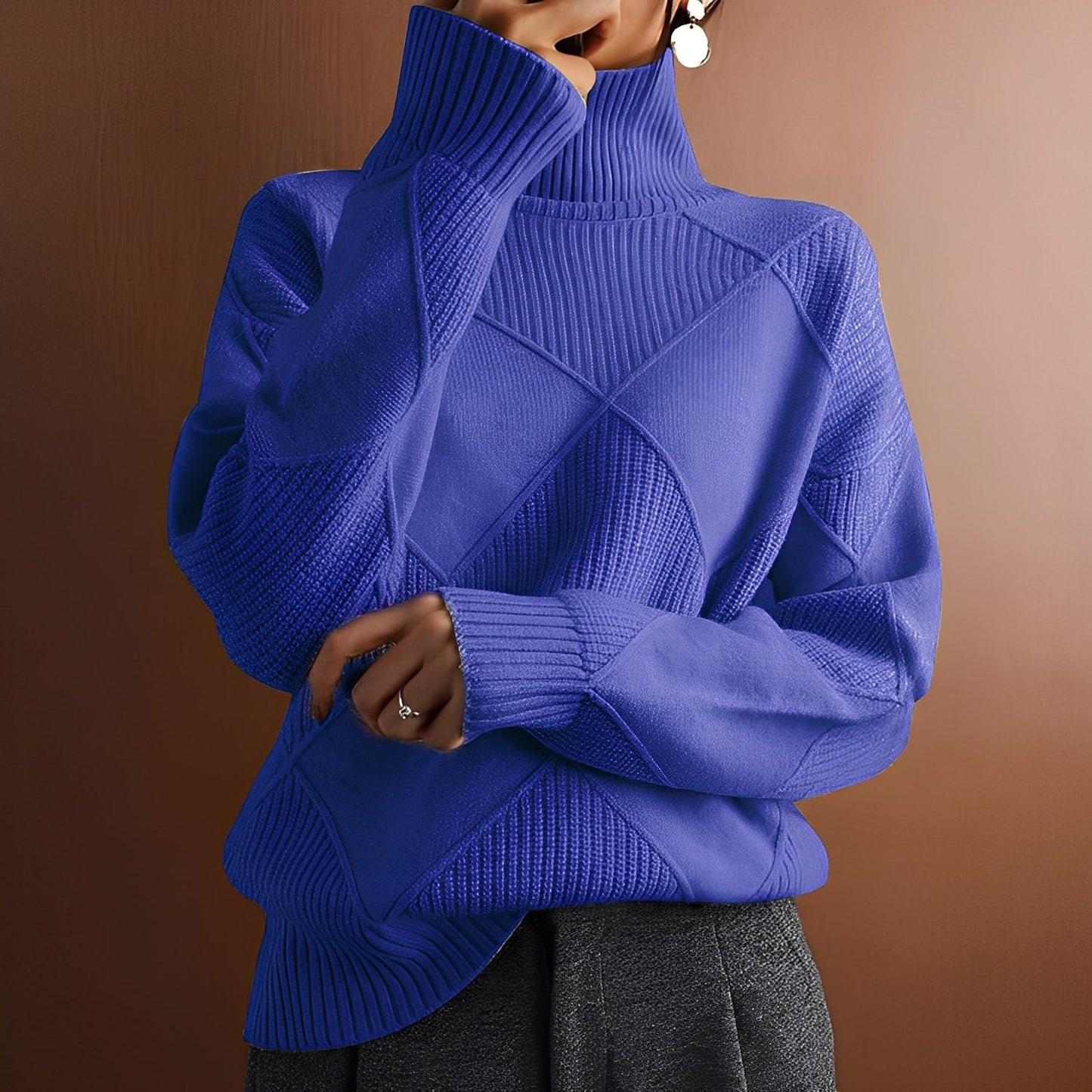 Morgan - Zeitgemäßer Damenrollkragenpullover aus Kaschmir