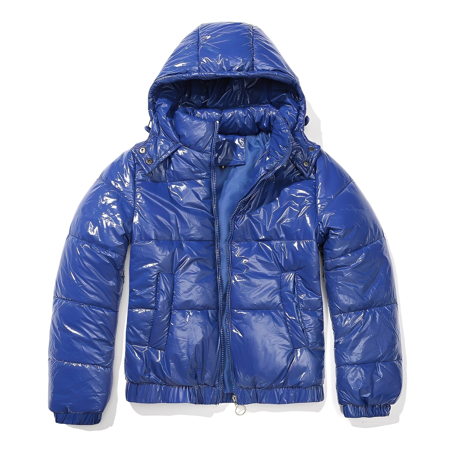 Yazmin - Schicke, glänzende Damenjacke mit Kapuze