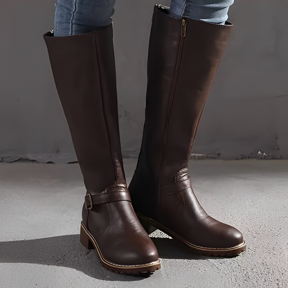 Livie - Hochwertige orthopädische Lederstiefel für Damen