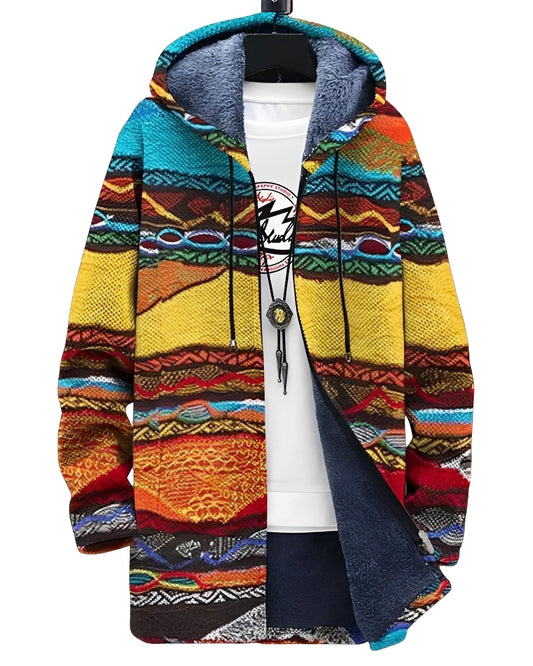 Braiden - Modische Herren-Strickjacke mit kreativem Muster